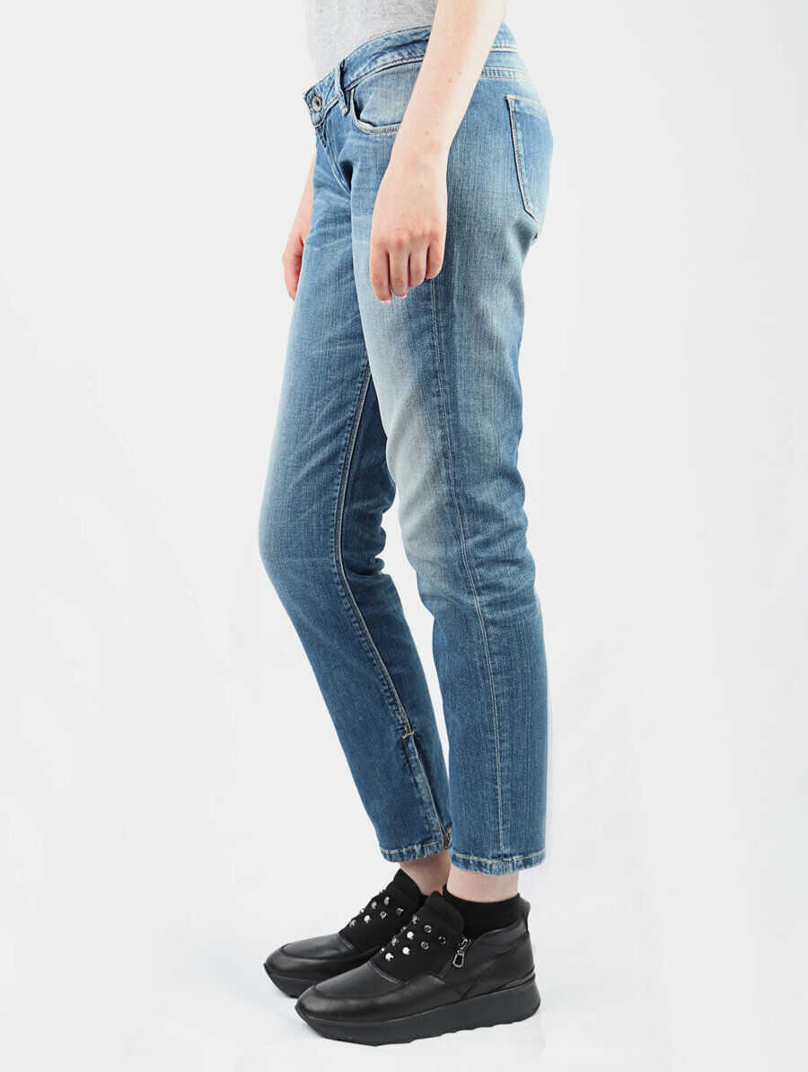 Blugi skinny GUESS Beverly Skinny Blue Femei (BM 8559420) 2