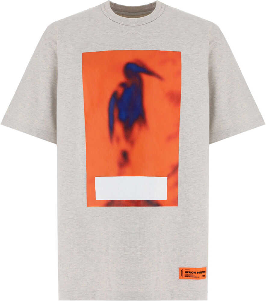 Heron Preston T-Shirt HMAA026F21JER002 GREY MELANGE