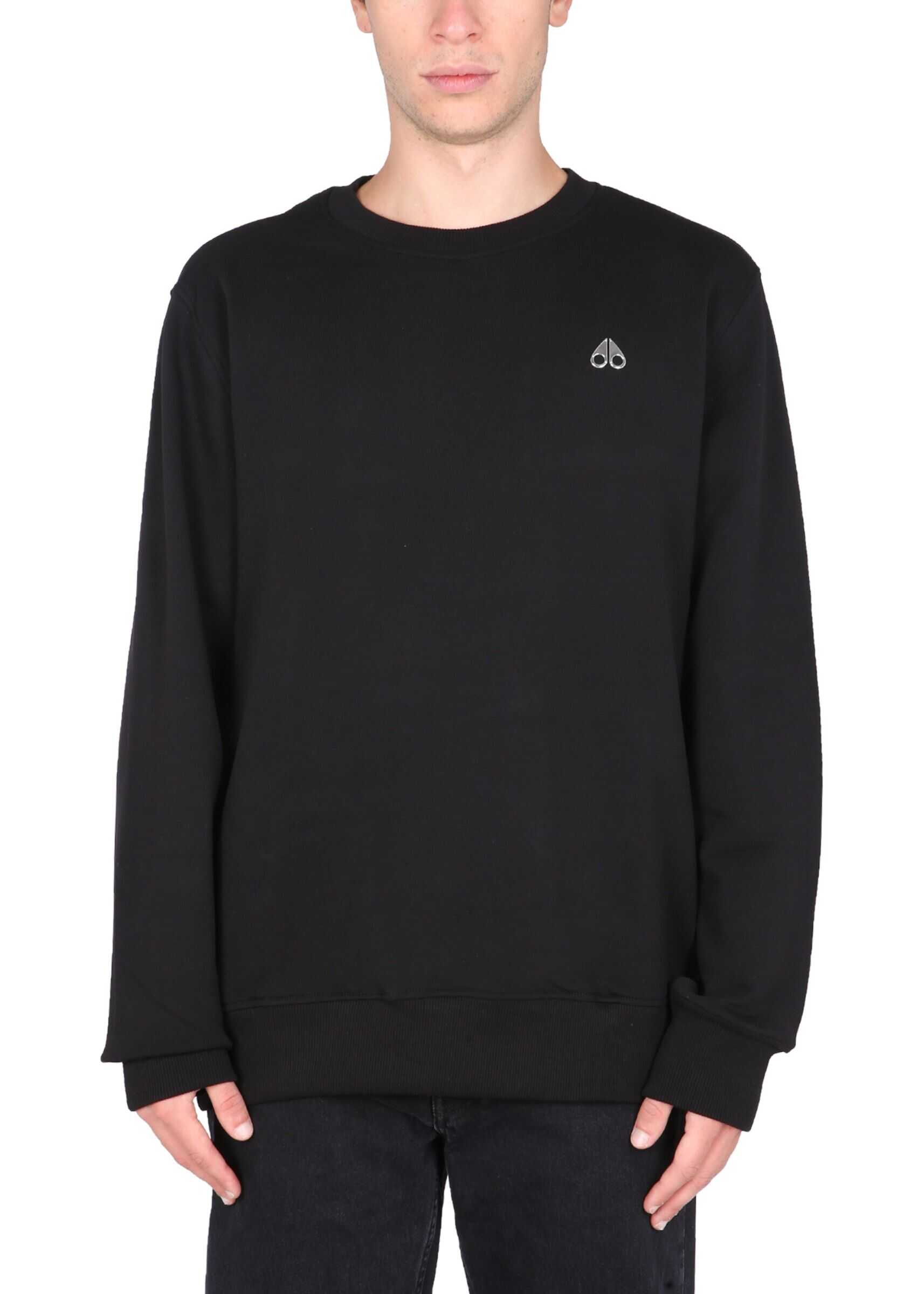 Moose Knuckles "Leland" Sweatshirt M31MS605_292 BLACK