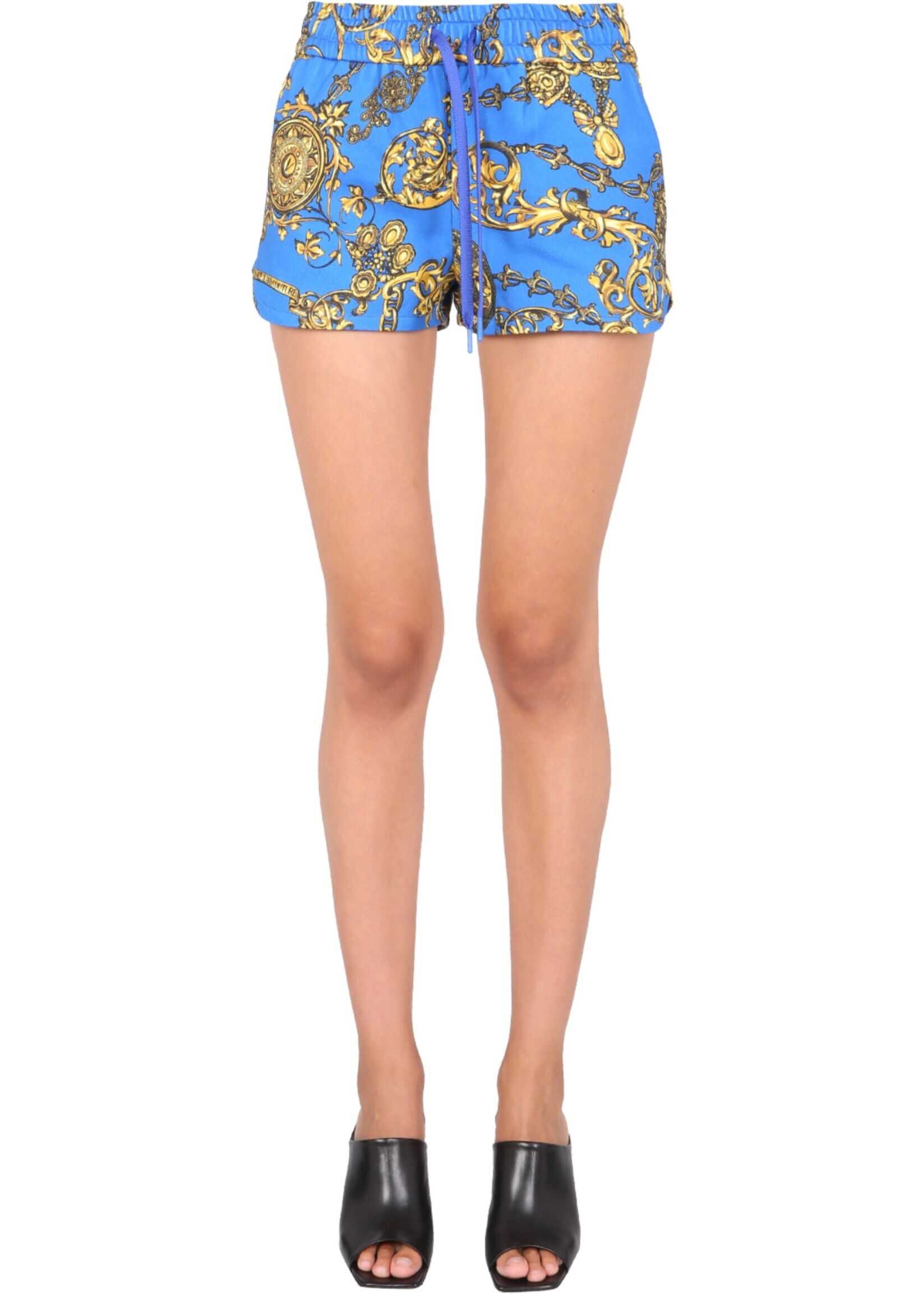 Versace Jeans Couture Shorts With Regalia Baroque Print 71HAD325_FS002G24 MULTICOLOUR