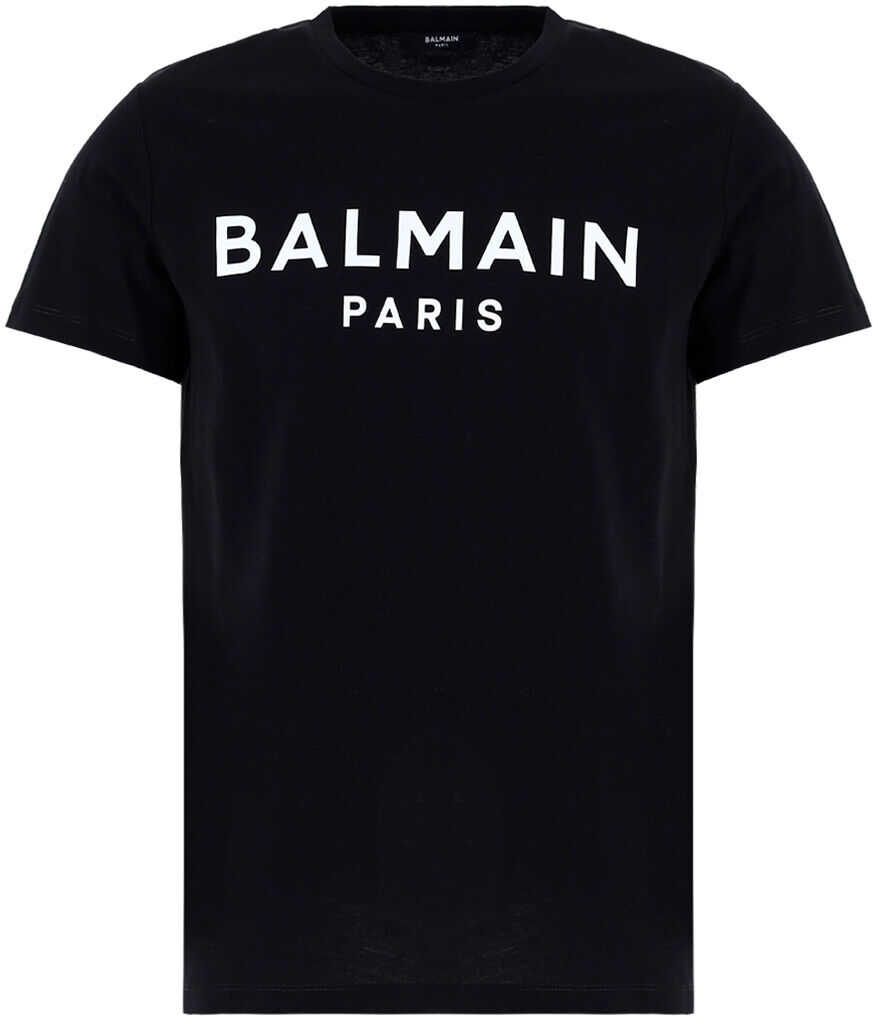 Balmain T-Shirt WH0EF000B151 NOIR/BLANC