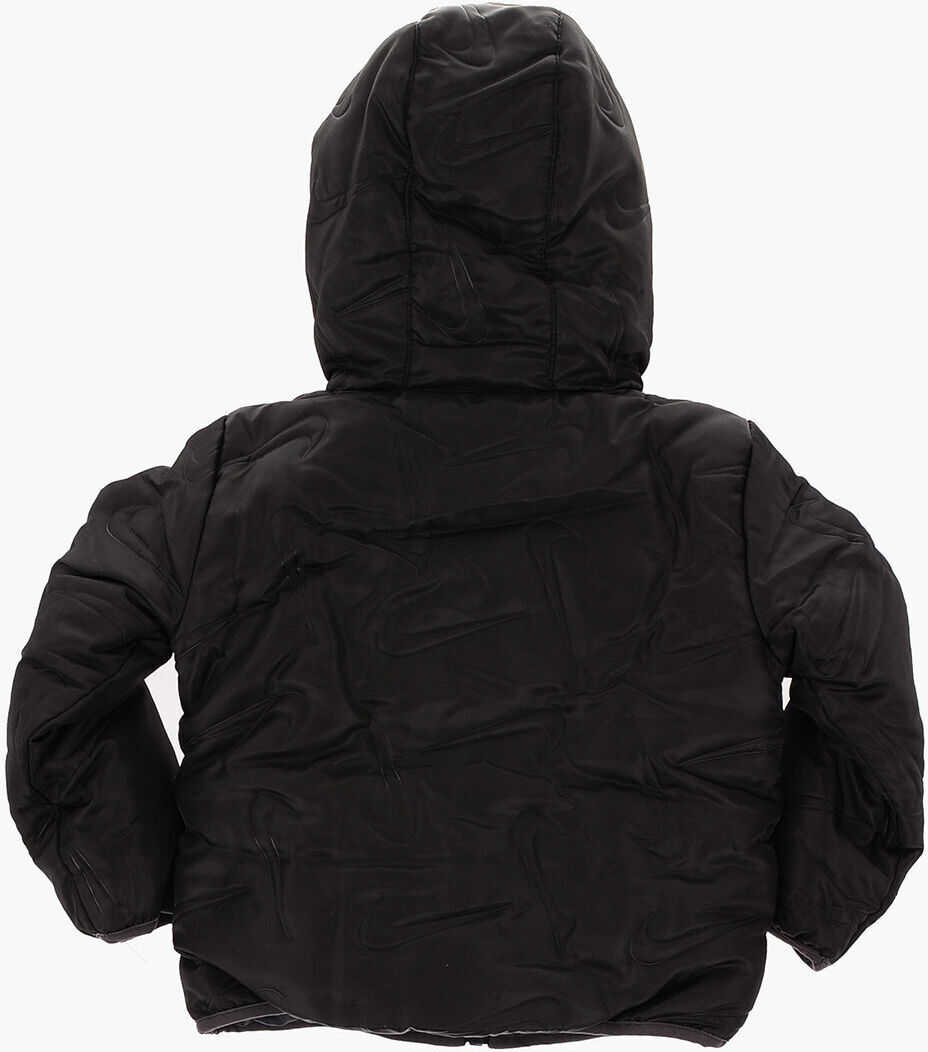 Jachete Nike Logo Embroidered Puffer Black Baieti (BM 8561223) 3