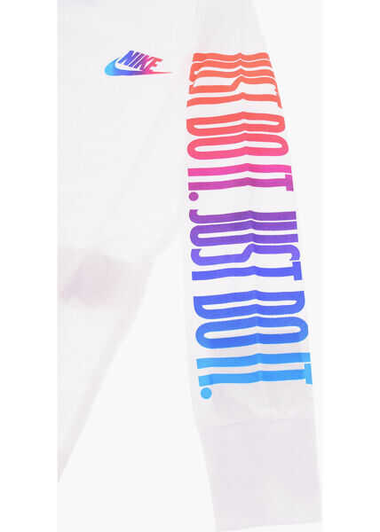 Tricouri Nike Printed T-Shirt White Baieti (BM 8561247) 2