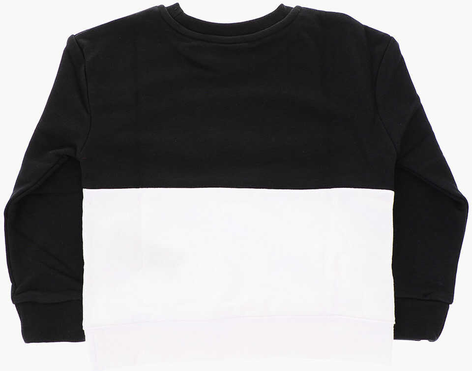 Bluze de trening Nike Logo Printed Sweatshirt Black & White Baieti (BM 8561286) 3