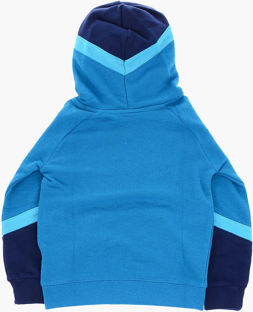 Hanorace Nike Printed Hooded Sweatshirt Light Blue Baieti (BM 8561298) 3