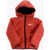 Nike Logo Embroidered Puffer Red