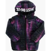 Jachete Logo Printed Puffer Baieti