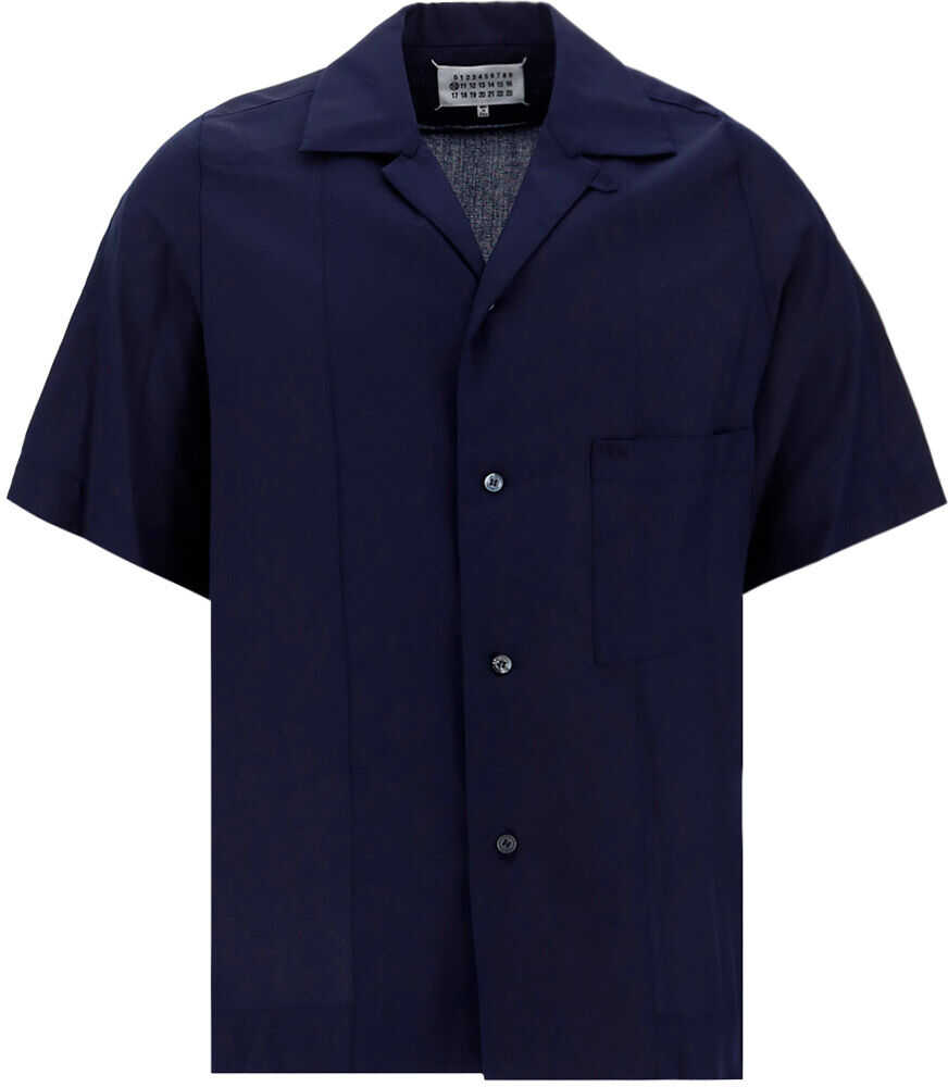 Maison Margiela Shirt S50DL0483S54144 BLUE