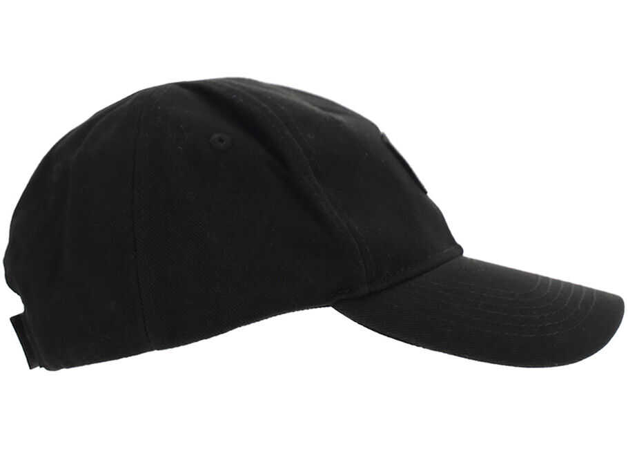 Palm Angels Baseball Hat PMLB049F21FAB002 BLACK WHITE