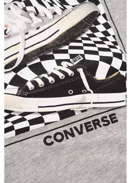 Tricouri Converse Printed T-Shirt Gray Baieti (BM 8561652) 2