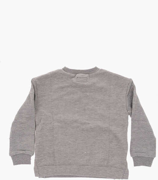 Bluze de trening Converse Printed Sweatshirt Gray Baieti (BM 8561655) 3