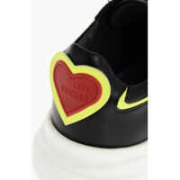 Pantofi sport Moschino Dama - Sneakers Moschino Love Leather Sneakers Black Femei (BM 8561706) - B-mall.ro