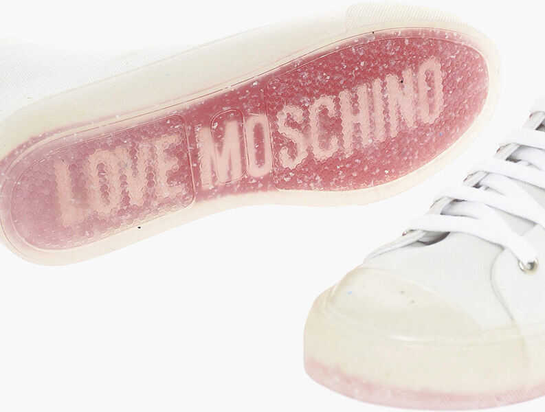 Sneakers Moschino Love Fabric Eco30 Sneakers White Femei (BM 8561718) 4