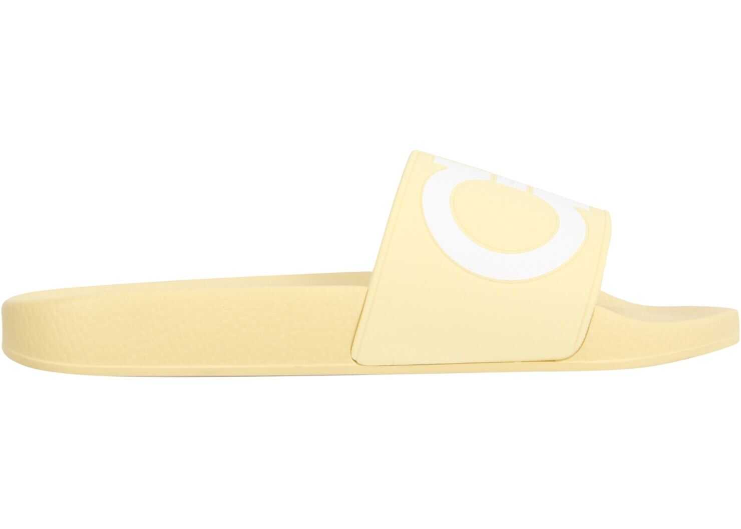 Salvatore Ferragamo Slide Groovy Sandals 745017_01B827TECHYELLOW/WHITE YELLOW