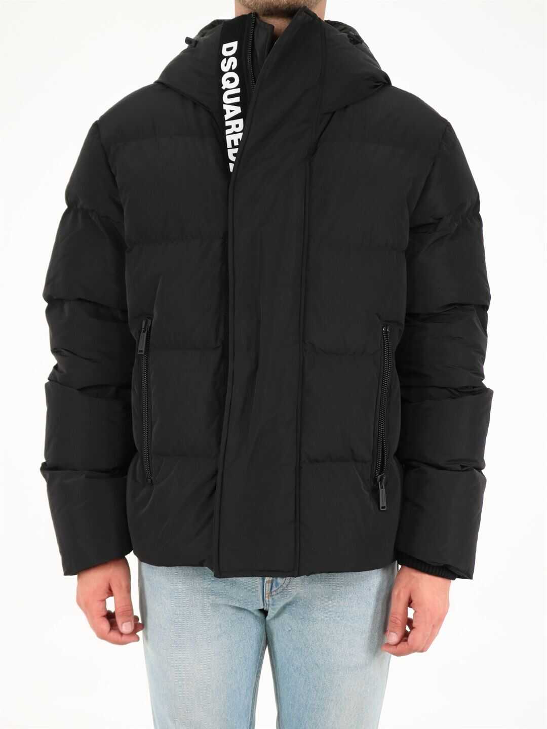 DSQUARED2 Padded Down Jacket S71AN0305 S53353 Black