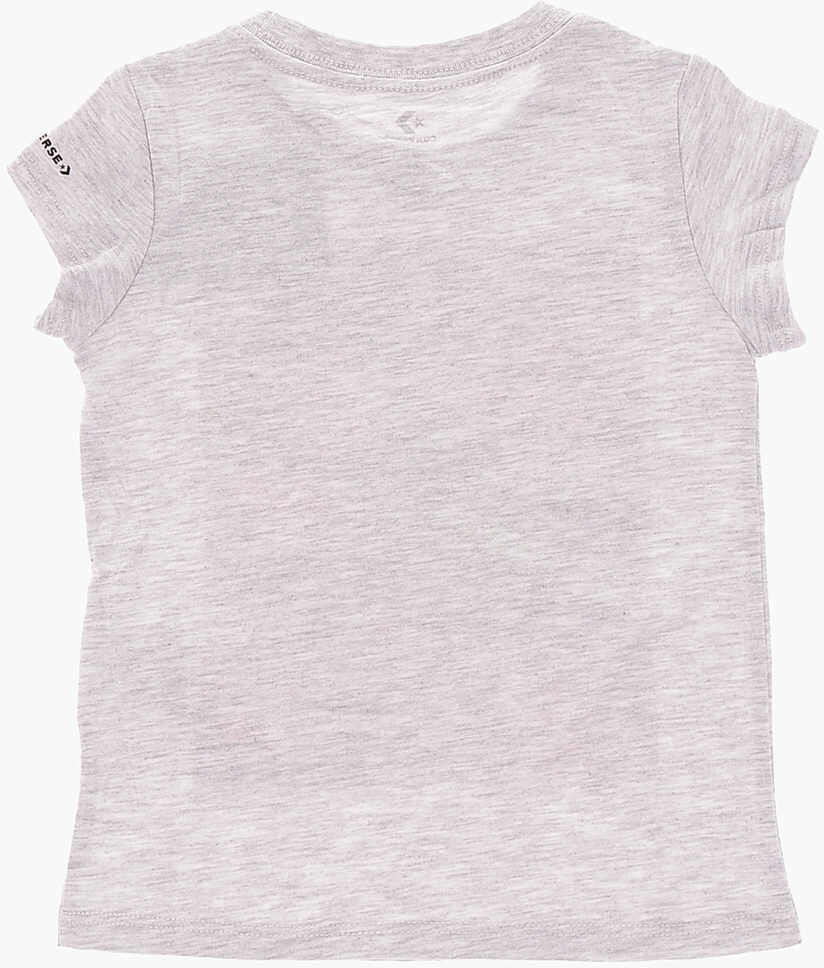 Tricouri Converse Printed T-Shirt Gray Baieti (BM 8562093) 3