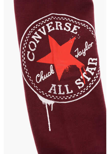 Pantaloni casual Converse Printed Jogger Burgundy Baieti (BM 8562102) 4