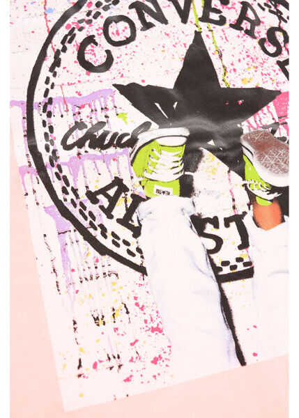 Tricouri Converse Printed T-Shirt Pink Baieti (BM 8562108) 2