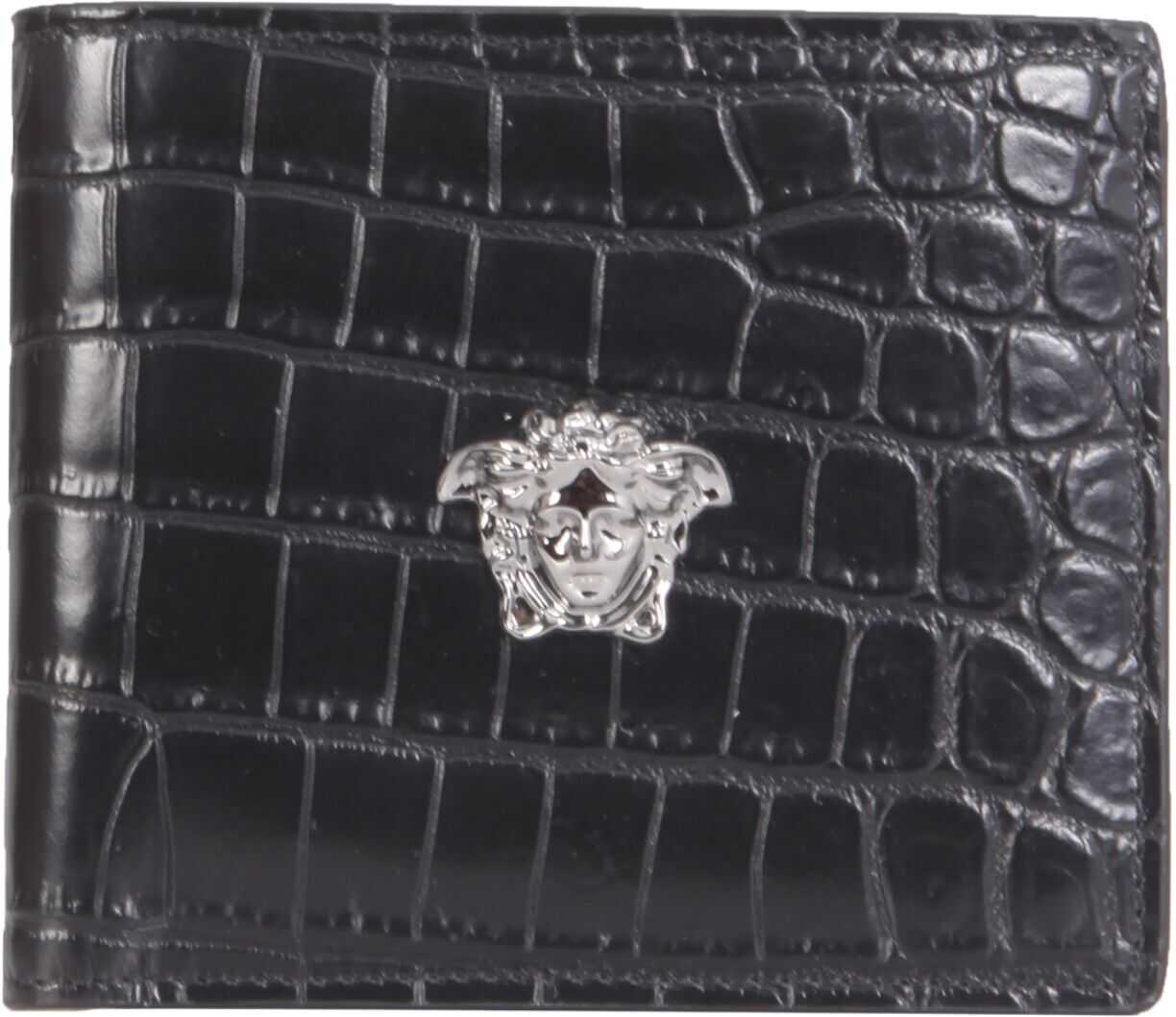 Versace Leather Bifold Wallet DPU2463_1A008661B00E BLACK