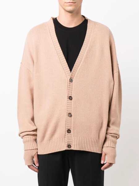Cardigane AMBUSH Oversize Fit Cardigan BEIGE Barbati (BM 8562303) 3