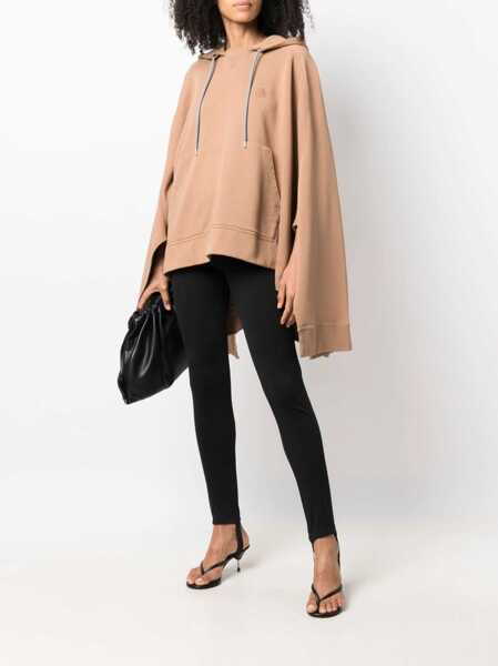 Hanorace AMBUSH Poncho Sweatshirt With Embroidered Logo BEIGE Femei (BM 8562342) 2