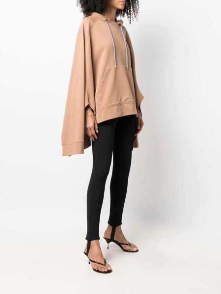 Hanorace AMBUSH Poncho Sweatshirt With Embroidered Logo BEIGE Femei (BM 8562342) 3