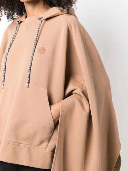 Hanorace AMBUSH Poncho Sweatshirt With Embroidered Logo BEIGE Femei (BM 8562342) 4