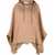 AMBUSH Poncho Sweatshirt With Embroidered Logo BEIGE