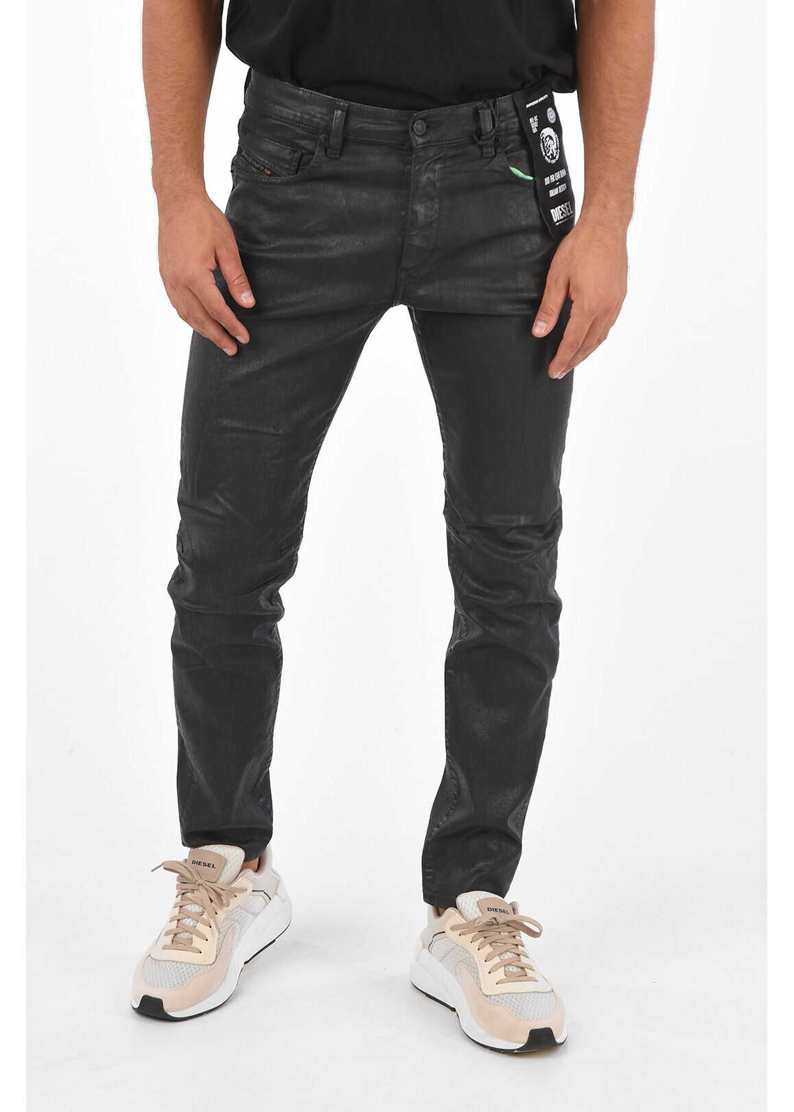 Diesel Slim Fit D-Strukt Jeans Black