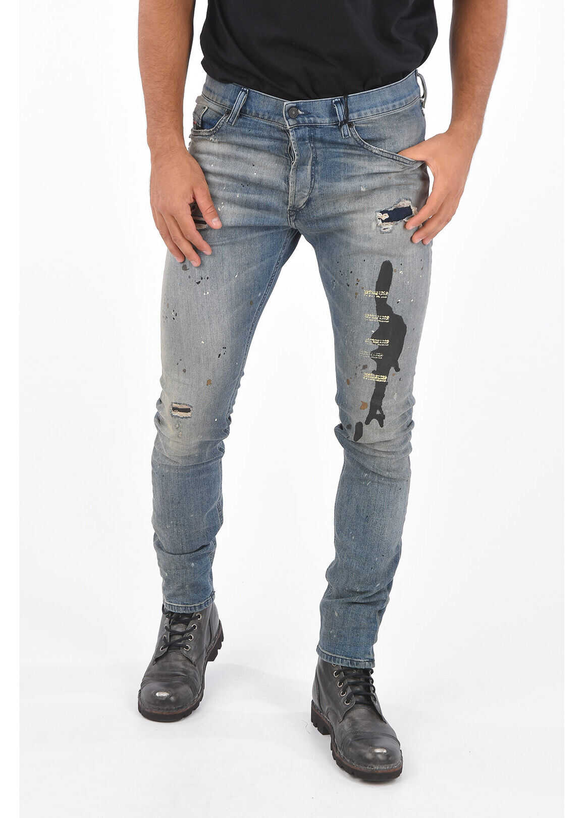 Diesel 16Cm Distressed Tepphar-X Jeans L.32 Blue