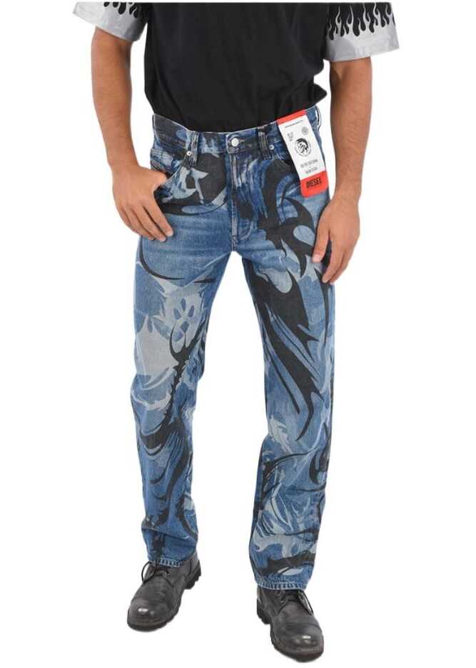 Diesel 20Cm Printed D-Macs-Sp5 Jeans L.32 Multicolor