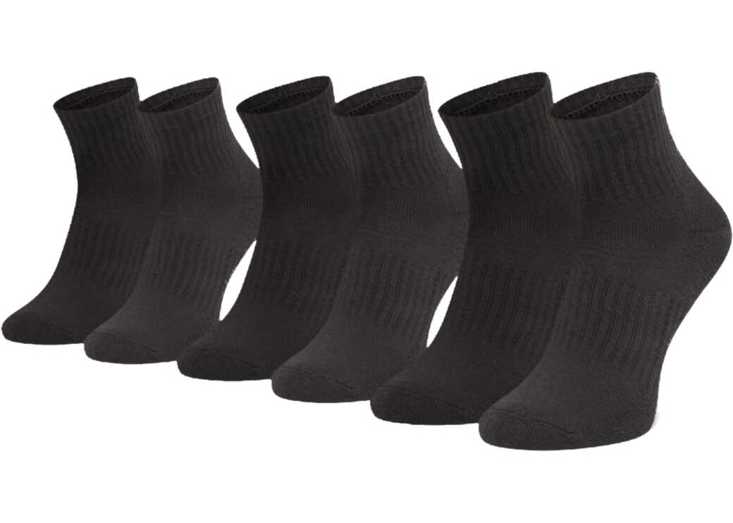 Under Armour Core Quarter 3-Pack Socks Black