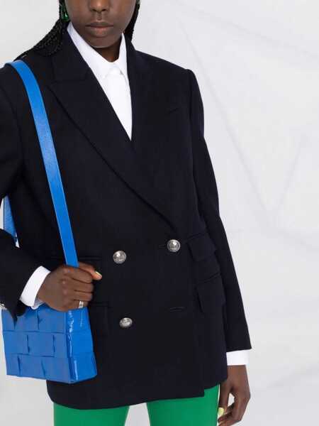 Sacouri Alexander McQueen Double-Breasted Jacket BLUE Femei (BM 8564211) 5