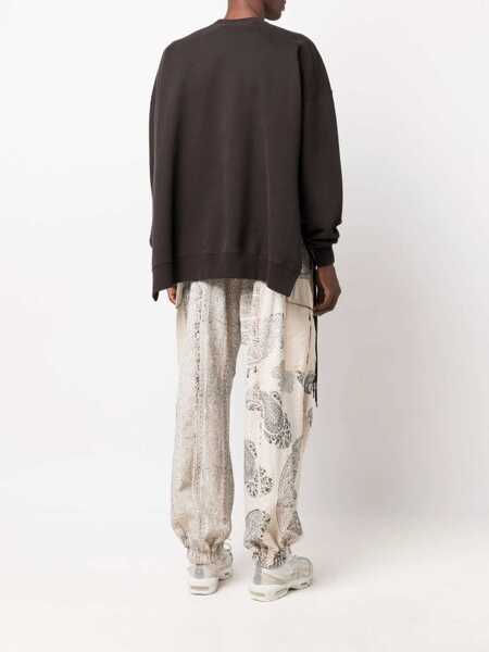 Bluze de trening AMBUSH Crew Neck Sweatshirt BROWN Femei (BM 8565699) 4