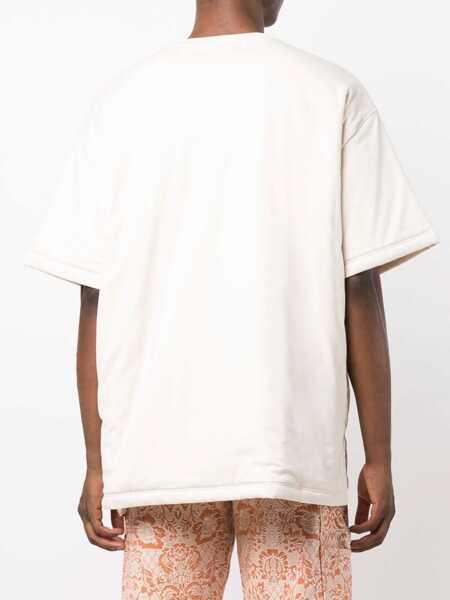 Tricouri AMBUSH Padded T-Shirt With Embroidered Logo IVORY Barbati (BM 8565702) 4