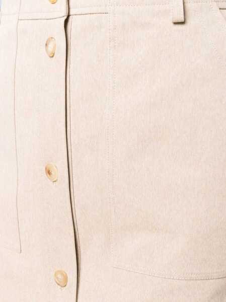 Fuste casual Moschino Safari Skirt BEIGE Femei (BM 8565909) 5