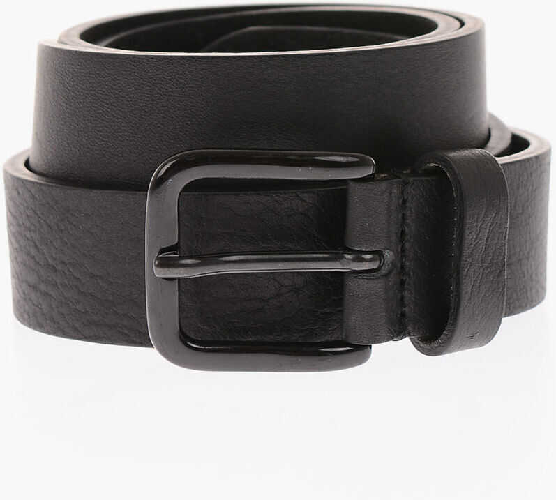 Diesel Leather B-Buvet Belt Black