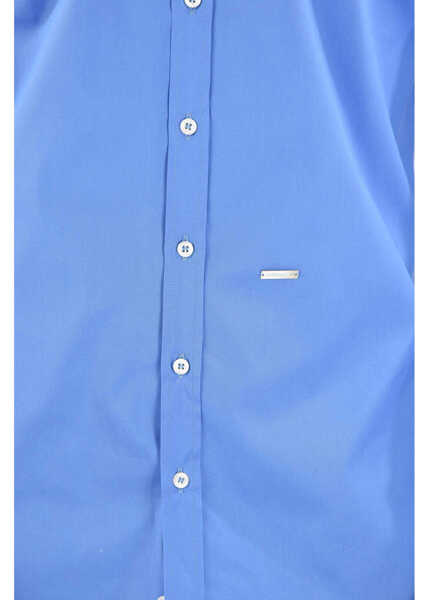 Camasi elegante DSQUARED2 French-Collar Shirt Light Blue Barbati (BM 8567658) 3