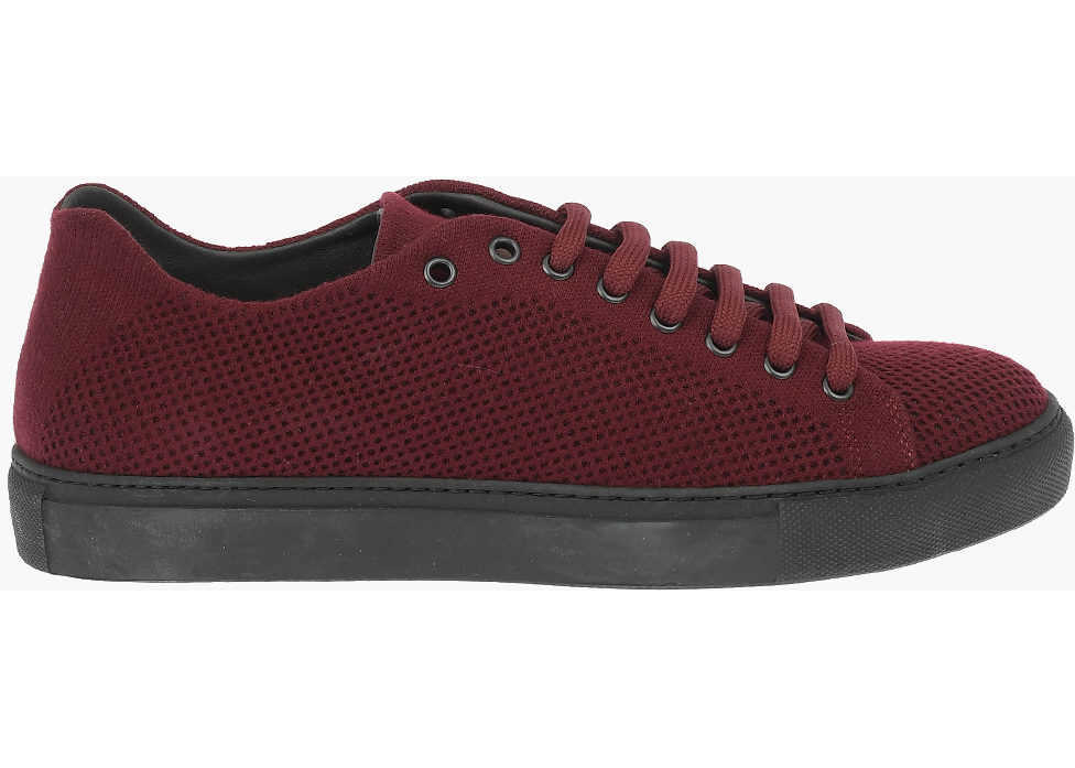 Sneakers CORNELIANI Id Technical Fabric Low Top Sneakers Red Barbati (BM 8567829) 3