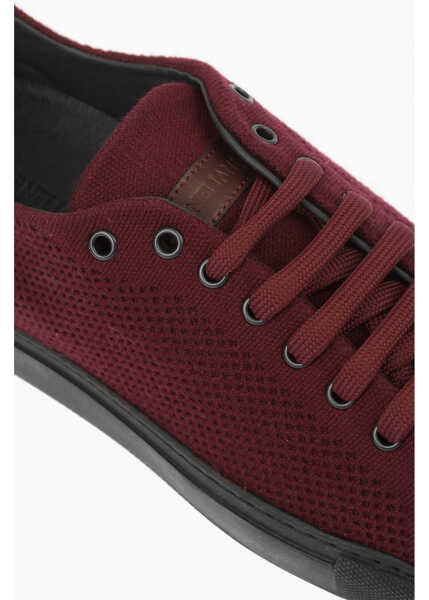 Sneakers CORNELIANI Id Technical Fabric Low Top Sneakers Red Barbati (BM 8567829) 4