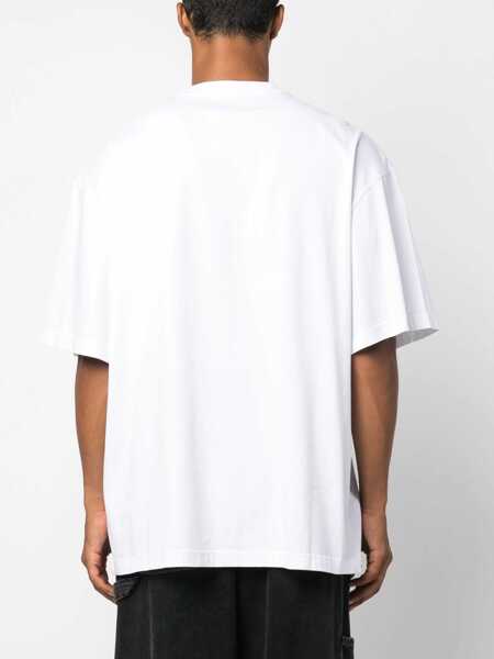 Tricouri AMBUSH Chain Neck T-Shirt WHITE Barbati (BM 8568516) 4