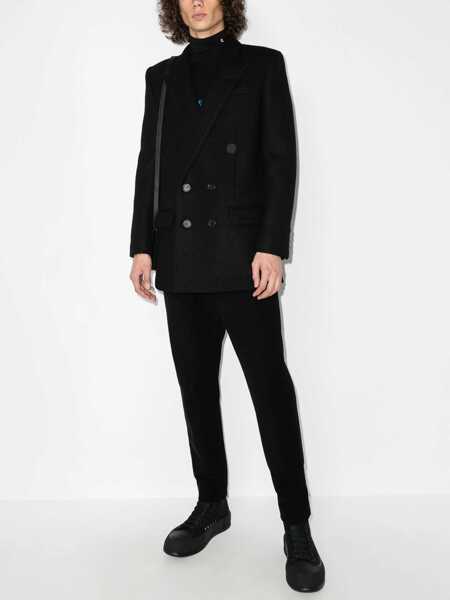 Pantaloni casual Alexander McQueen Jogging Pants With Embroidered Skull BLACK Barbati (BM 8569494) 5