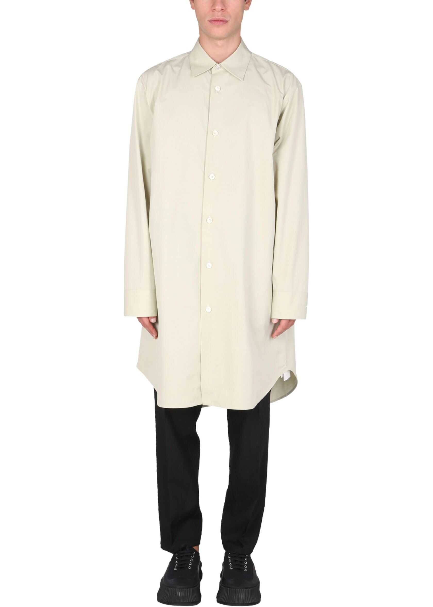 Jil Sander Shirt Dress JSMT600626_MT244200110 WHITE