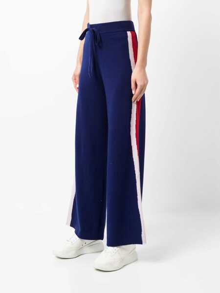 Pantaloni casual tre Ccile Wavy Pants BLUE Femei (BM 8569584) 3