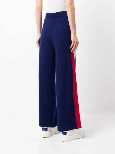 Pantaloni casual tre Ccile Wavy Pants BLUE Femei (BM 8569584) 4