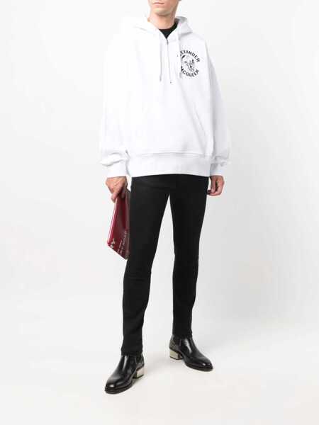 Hanorace Alexander McQueen Skull Sweatshirt WHITE Barbati (BM 8570478) 2