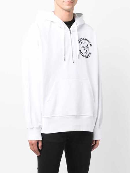 Hanorace Alexander McQueen Skull Sweatshirt WHITE Barbati (BM 8570478) 3