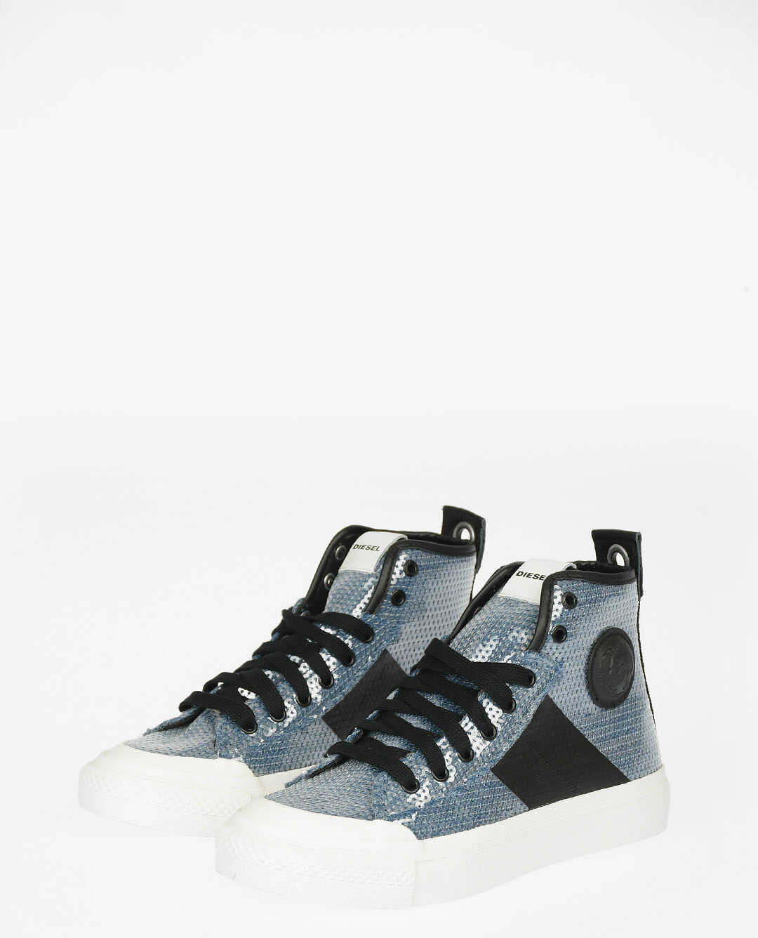 Diesel Fabric Sequined S-Astico Sneaker* BLUE