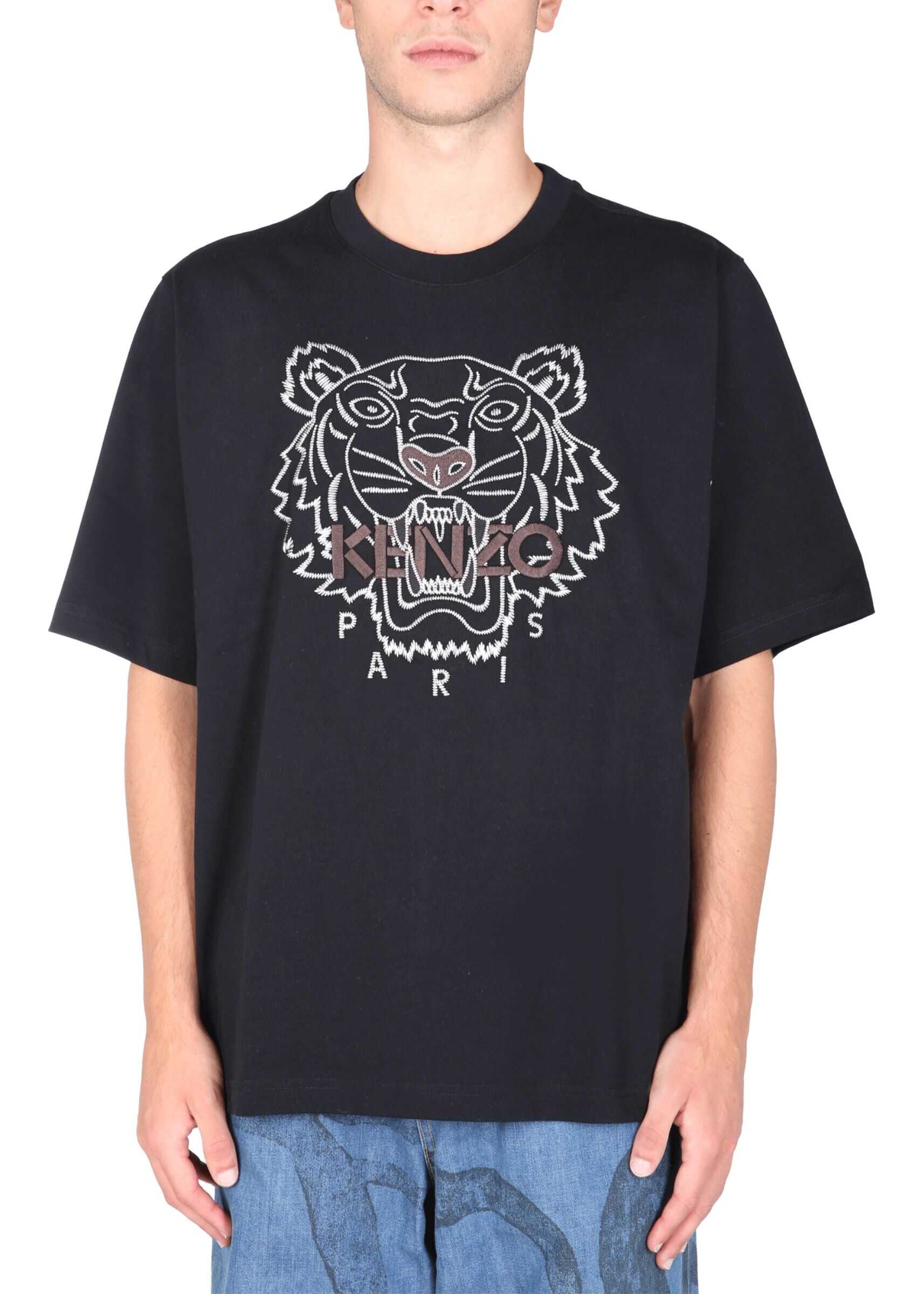 Kenzo Tiger T-Shirt FB65TS089_4YF99 BLACK