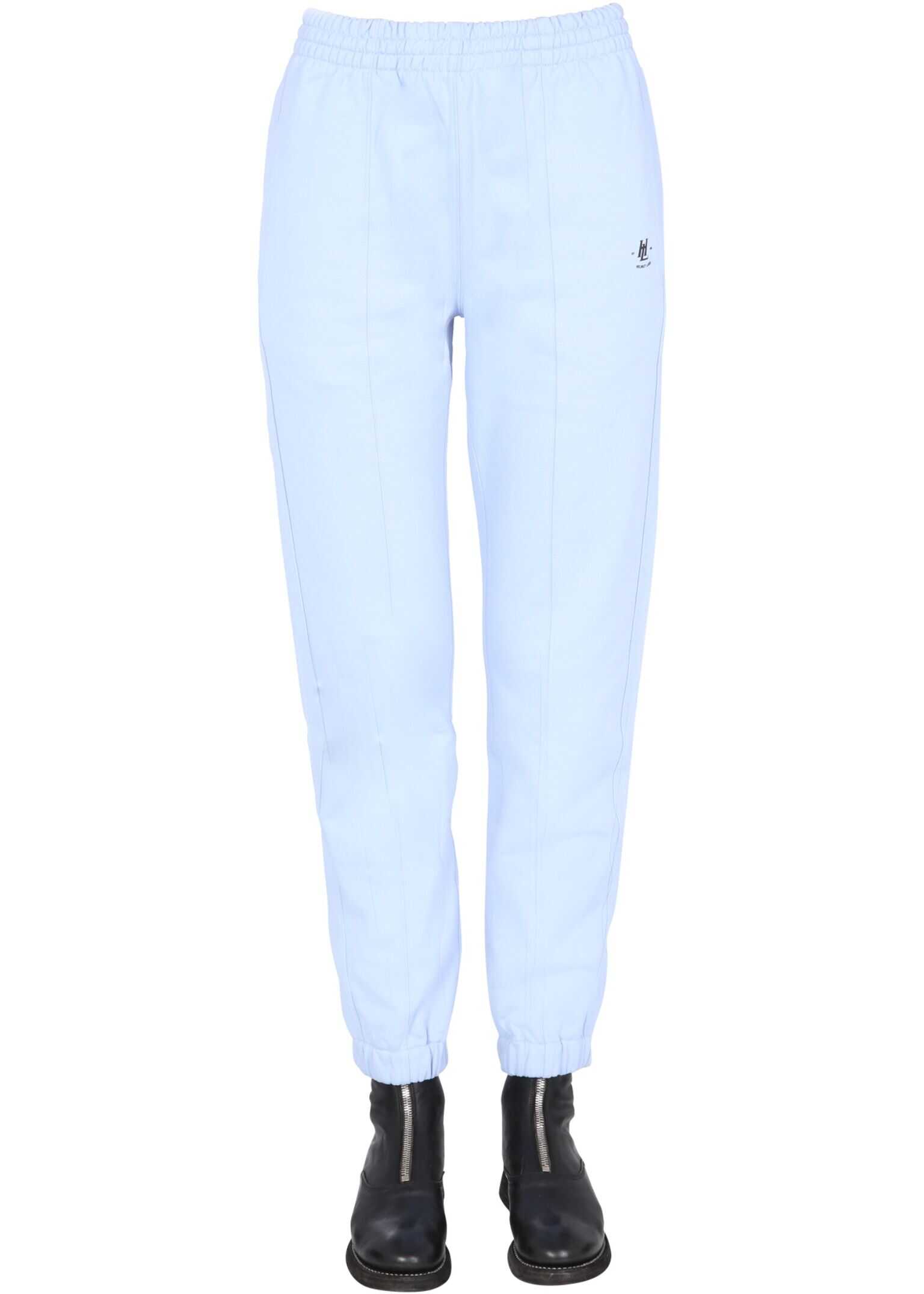 HELMUT LANG Jogging Pants With Logo L06HW202_TXJ BABY BLUE